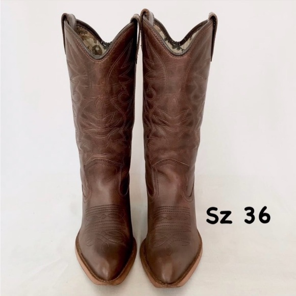 Vintage Shoes - Kentucky’s western Cowboy Mexico size 36